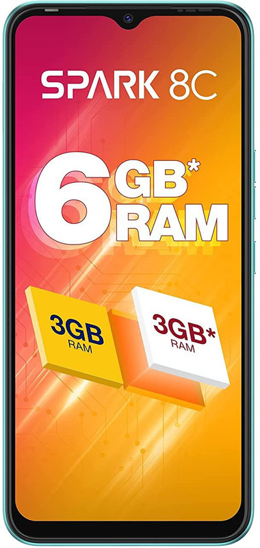 Tecno Spark 8C (Turquoise Cyan, 64 GB)(3 GB RAM)