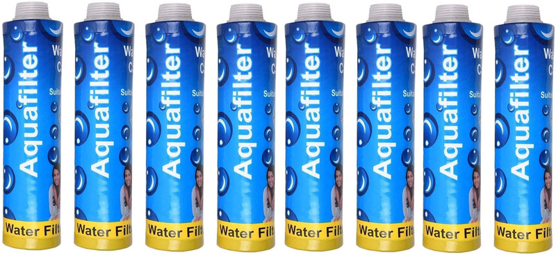 Aquawell 4 Spun Filter Candle 20inch Compatible for all reqired water purifiers Solid Filter Cartridge(0.5, Pack of 4)