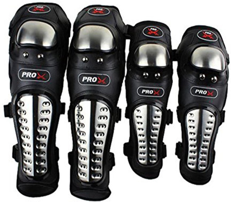 ProX STEELE KNEE & ELBOW GUARD Cycling Guard Combo(Black)