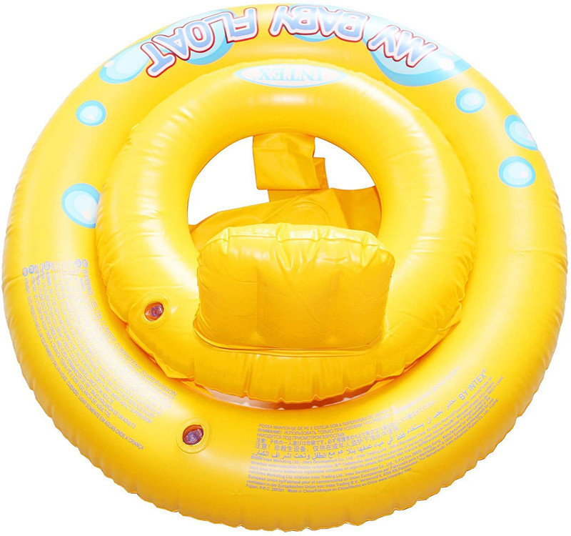 GKARUNA G-KARUNA Kid Swim Pool Water Float Ring Tube for Kids Swimming Tube (1to3 Years)(Yellow)