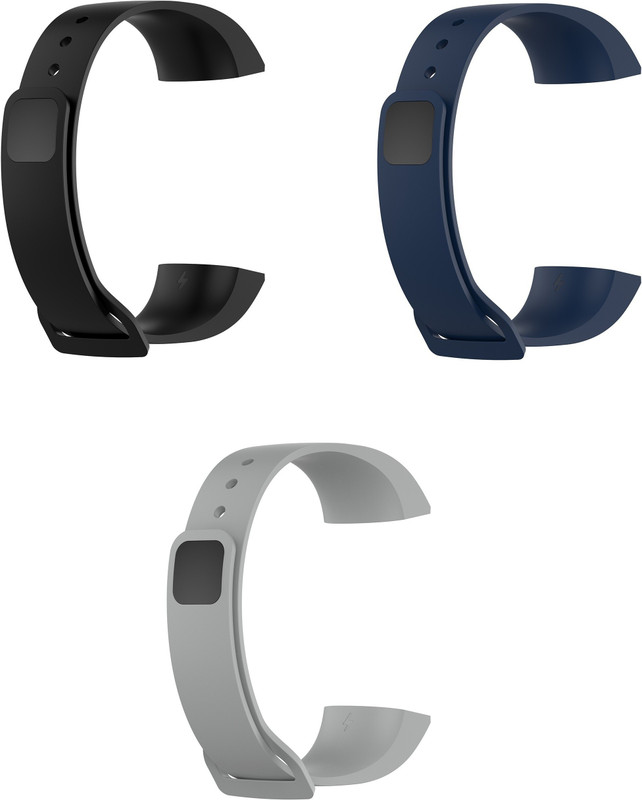 AUDICE Soft Silicone TPU Wrist Replacement Strap for Mi Band 4C /Redmi 4C Watch Smart Band Strap(Black)