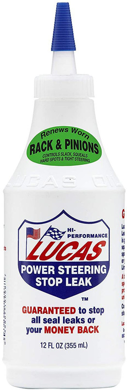 LUCAS Power Steering Stop Leak 12 oz. Lucas 10008 Power Steering Stop Leak 12 oz. Transmission Oil(355 ml, Pack of 1)