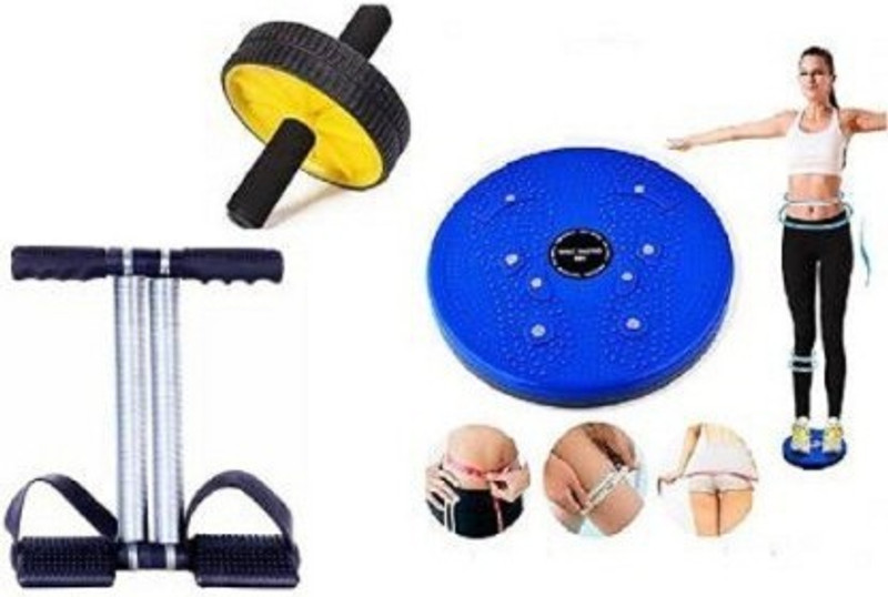HACKERX Accupressure tummy twister & tummy trimmer ( multicolor combo ) Fitness Accessory Kit Kit