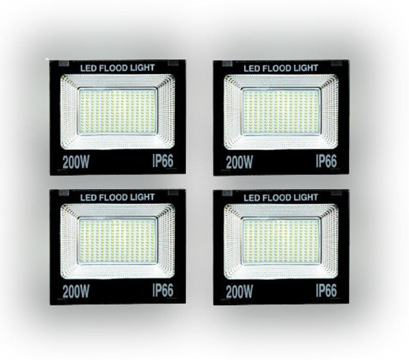 VIYASHA VIYA_200 Watt_PO4_373 Flood Light Outdoor Lamp(Black)