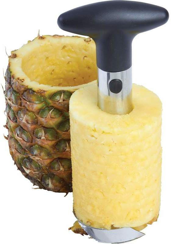 K Kudos Enterprise Stainless Steel Fruit Pineapple Corer Slicer Peeler Kitchen Cutter Knife Straight Peeler(Silver)