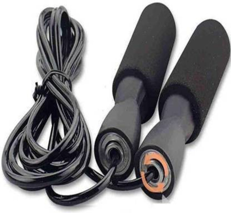 Tarry Store Skipping Rope with Ball Bearing Skipper (Black, Red Length: 274 cm) Ball Bearing Skipping Rope(Length: 277 cm)