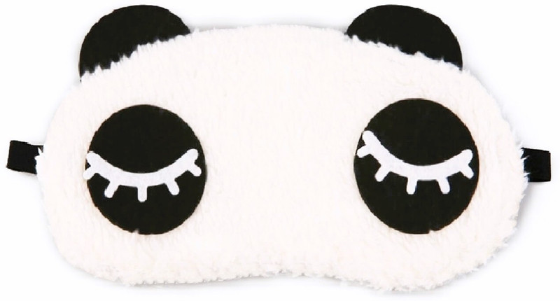 AweStuffs Sleeping Eye Mask Soft Travel Masks for Women Girls Boys Kids (Panda Eyelashes)(1 ml)