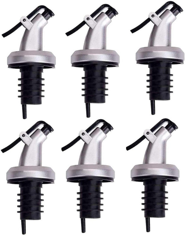 DEVCHHAYA ENTERPRISE 6 PCS Oil Bottle Cap Dispenser Nozzle for Oil Vinegar Bottle Cap for Kitchen Plastic Bottle Stopper