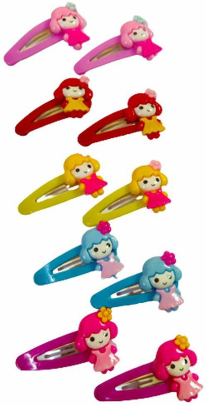 Myra Collection Tic Tac hair clips for girls kids Hair Accesories For Kids Hair Pins 5 Pair Tic Tac Clip(Multicolor) - 75% off at DetectaDeal