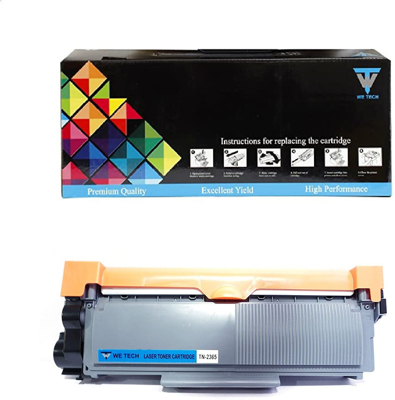 wetech TN 2365 / TN - 2365 Compatible toner cartridge for Brother HL-L2300 / L2305 / L2320 / L221D / L2340 / L2360 / DCP-L2541DW / L2520 / L2540 / MFC-L2700 / L2740 / L2701DW / HL-L2321D Black Ink Toner