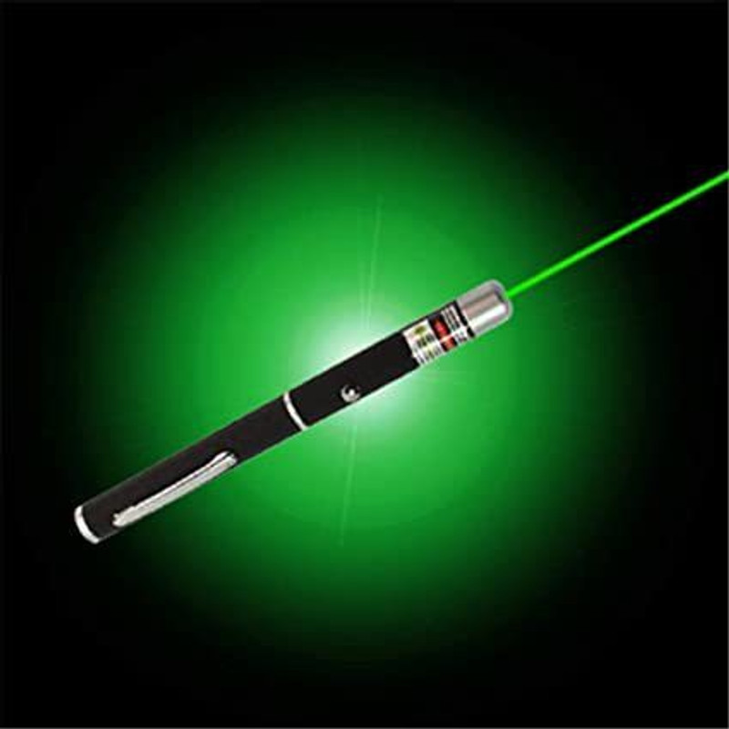 Maniya brothers Green Laser Pointer Pen Beam with Stylish Disco Light(630 nm, Green)
