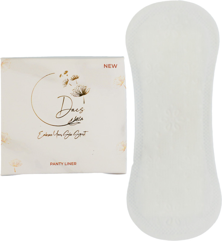 DAES Rash-Free Organic Cotton Pantyliners, leakage proof, Ultra thin Pantyliner(Pack of 25)