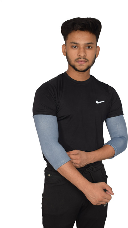 Oliver Compression Sleeve Elbow Support for Pain Relief Pair of 2 Left & Right Hand Elbow Support(Grey)