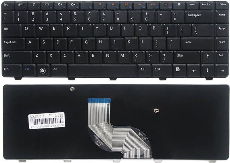 BLSM Dell Inspiron 14V 14R N4010 N4020 N4030 US (Black) Laptop Keyboard Replacement Key
