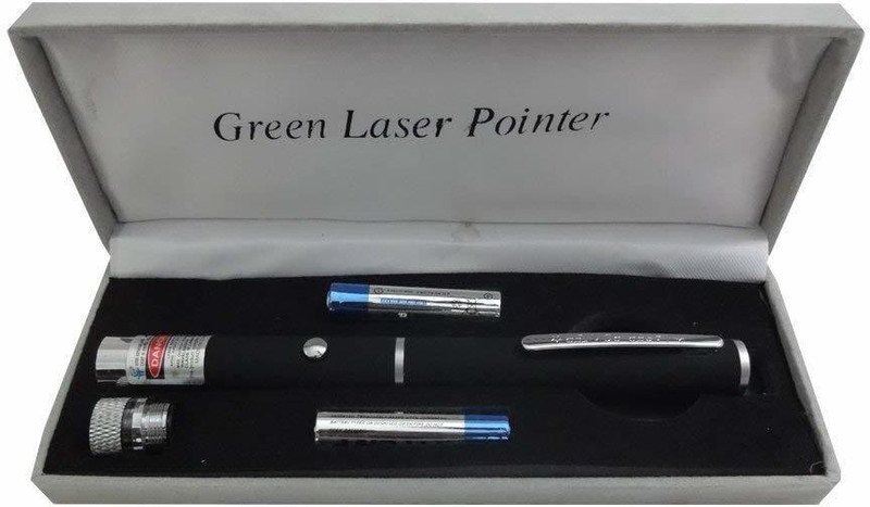 Kmc kidoz Multipurpose Laser Light Pen with Adjustable Cap to Change Project Design(532 nm, Green)