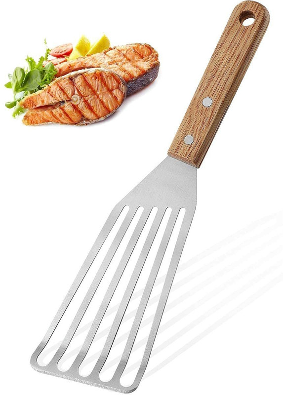 Flipkart SmartBuy Stainless Steel Slotted Turner Spatulas, Turner L Lifting Spatula(Pack of 1)