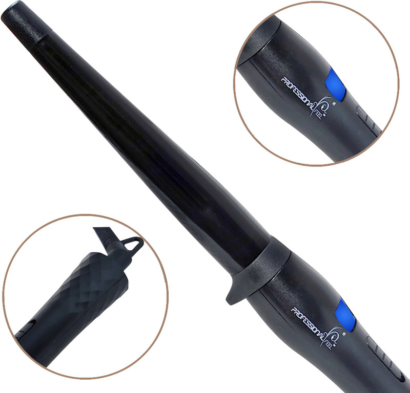PROFESSIONAL FEEL Hair Curler For Women- A Complete Electric Hair Curler (Barrel Diameter: 25 cm) Hair Curler(Black)