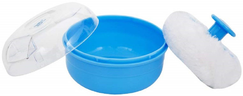 Deriz Soft Face Body Cosmetic Powder Puff Sponge Box Case Container pack of 1(Multicolor)