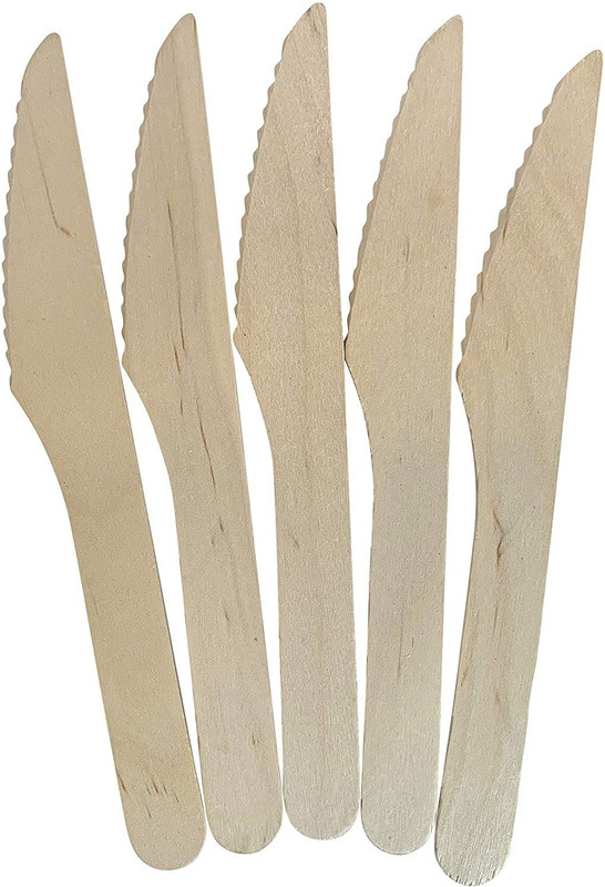JAMBOREE Wooden Butter Spreader Set(Pack of 100)