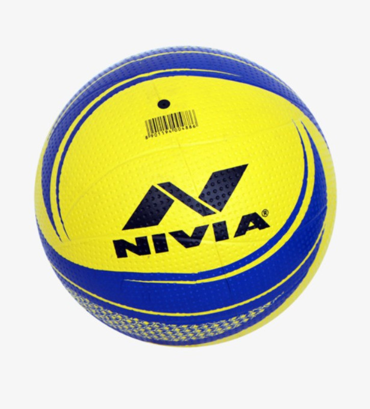 NIVIA Craters Vollyball (Yellow And Blue ) Volleyball - Size: 4(Standard, Pack of 1, Yellow, Blue)