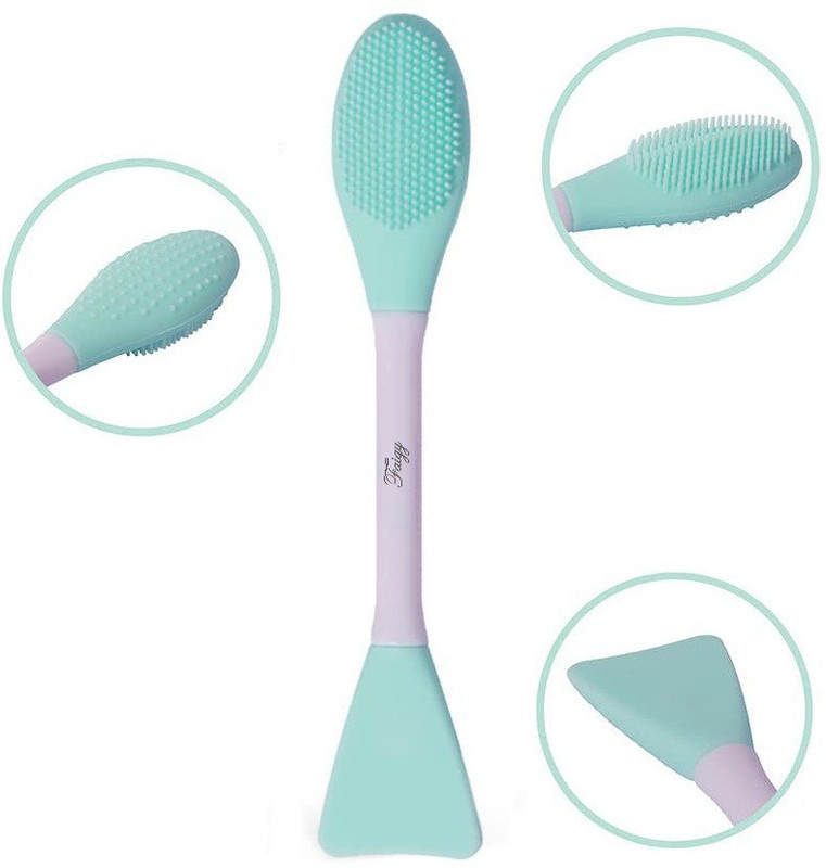 Faigy 3in1 Multipurpose Silicone Face Scrubber Exfoliating Brush Face Mask Applicator(Pack of 1)
