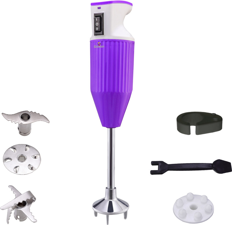 GRINISH 250 W Purple Hand Blender(ST106)