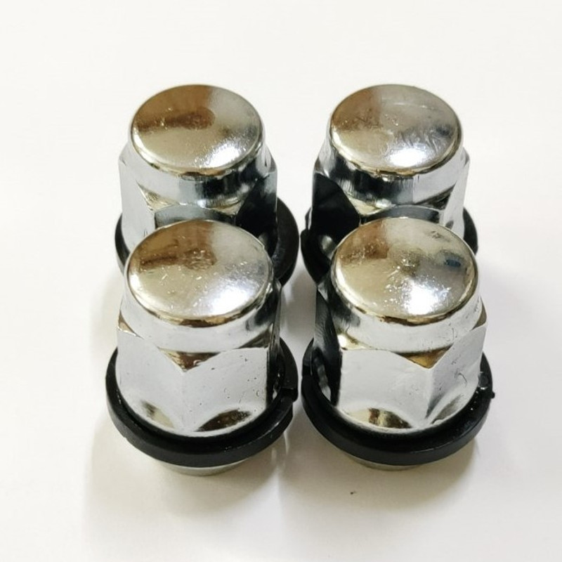KYLO Premium Wheel Nut suitable for Hyundai Santro Xing , Accent (M12 x 1.5) (4 Pcs) Wheel Studs