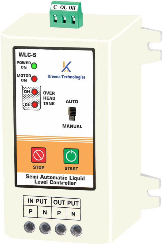 kreena technologies SEMI & Fully Auto water controller Auto mode work as fully & Manual work as semi Wired Sensor Security System
