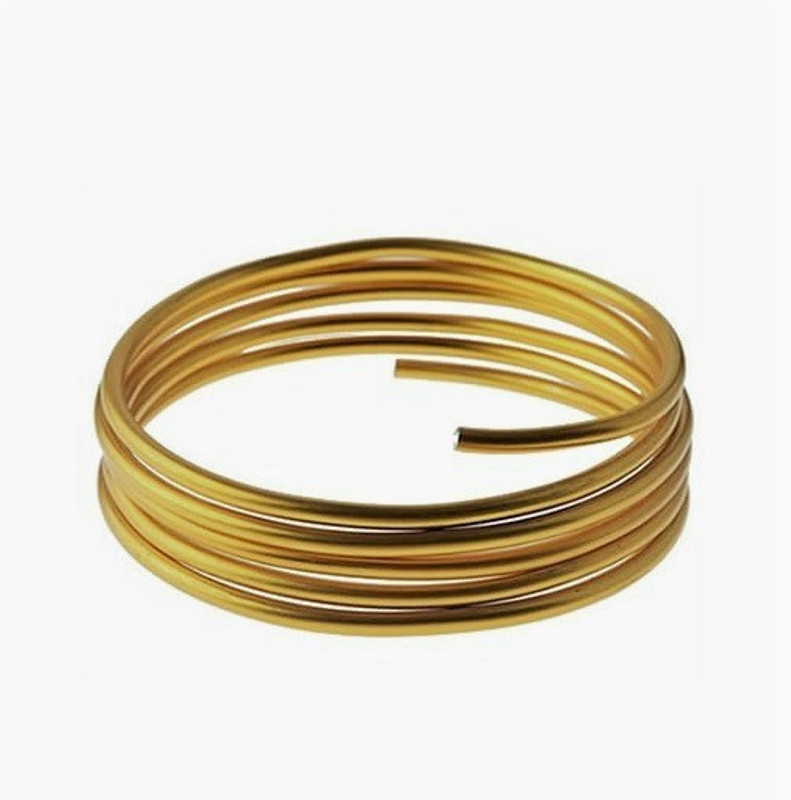 ALEAF 10 Meters Brass Wire 22 Gauge(0.72mm) For Craft, beading and Jewellery