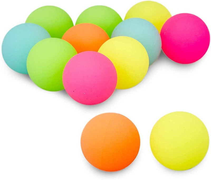 Vibgyor Products Crazy Bouncing Balls Stress Reliever Jumbo Size 60MM Baseball(Standard, Pack of 5)