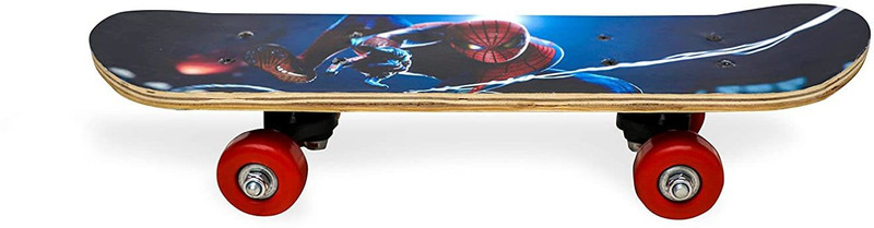 SKTOYZONE Skateboard, Wheels Skate Boards, Mini Cruiser Skateboard, Beginners Long Board 6 inch x 23 inch Skateboard(Multicolor, Pack of 1)