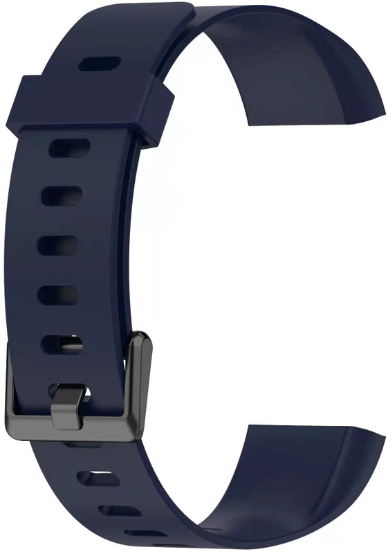 nanna Silicon strap with metal buckle for realme smart band blue Smart Band Strap(Blue)