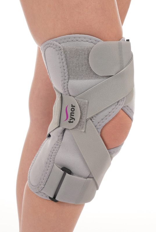 TYNOR OA Knee Support (Neo), Grey, Left, Small, 1 Unit Knee Support