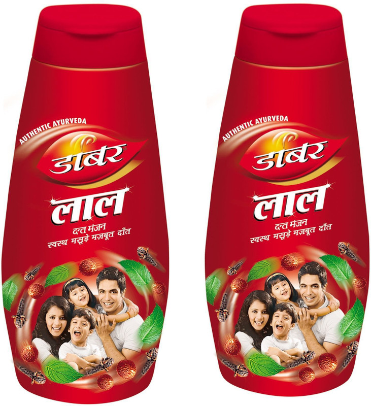 Dabur Lal Dant Manjan | Toothpowder for Strong, White teeth & Oral care(600, Pack of 2)