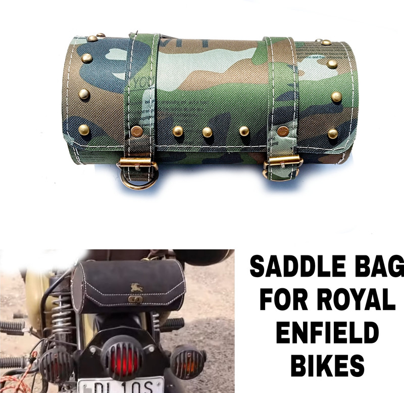 Aklin Boky Saddle Bag Multicolor Nylon Motorbike Saddlebag
