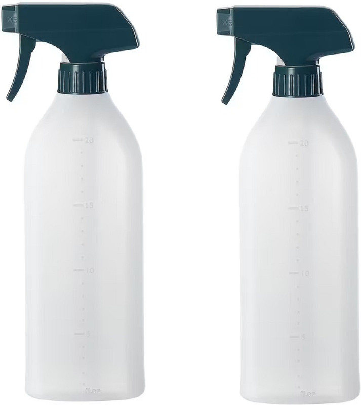 IKEA PEPPRIG 550 ml Plastic Spray Bottle(Pack of 2, White)