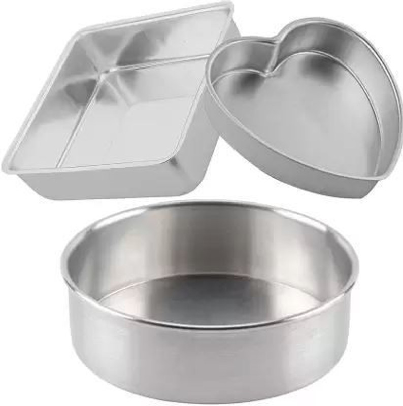 caretouch Aluminium Cake Mould 3(Pack of 3)
