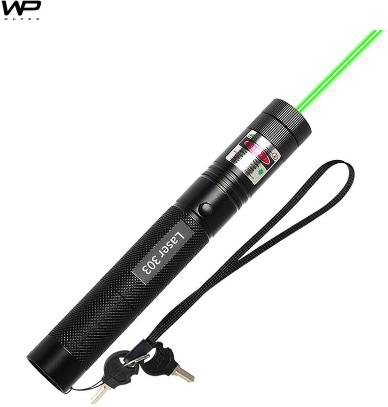 Okxmz High Power Green Laser Sight USB Charge Pen Light Battery Pointer with Safe Key(650 nm, Green)