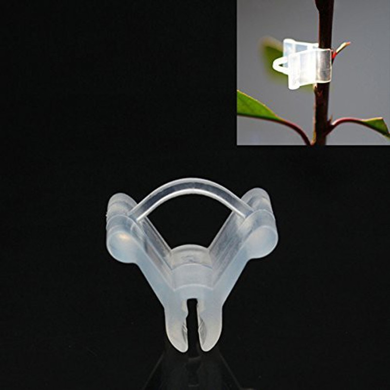 Vallabh 25 pcs Special Grafting Clip Tomato Seedling Grafting Clip Eggplant plant Clip Plant Straightener(Pack of 25)