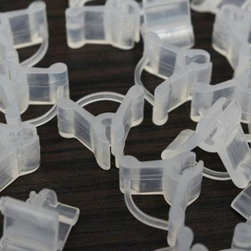 Vallabh 60pcs Special Grafting Clip Tomato Seedling Grafting Clip Eggplant plant Clip Plant Straightener(Pack of 60)