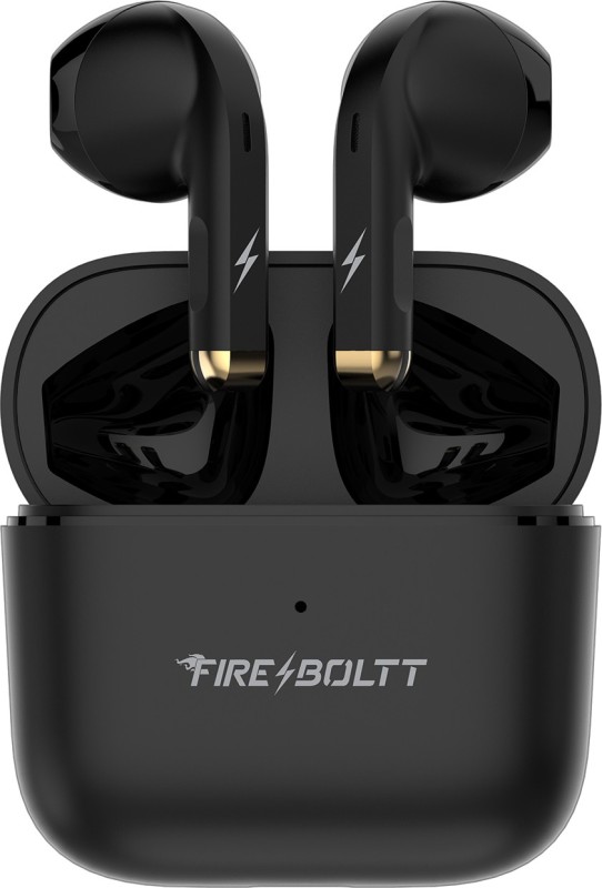 Fire-Boltt Fire Pods Ninja G201 Earbuds TWS IWP HD Calls, Quick Charge 24hrs playback Bluetooth Headset(Black, True Wireless)