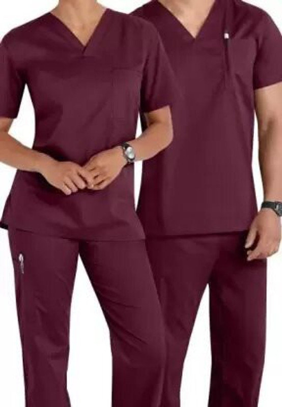 JRD Unisex Doctors suit Shirt, Pant Hospital Scrub Purple Large (L) Shirt, Pant Hospital Scrub(Purple L)