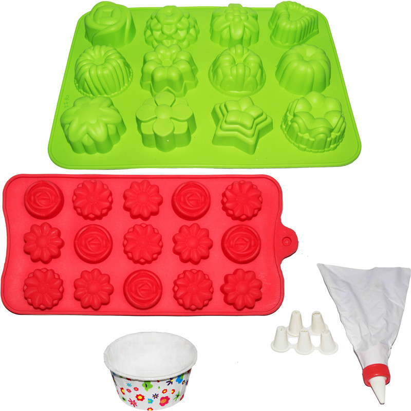Jades CDS001A/G308C/CCLR001/YK220A Baking Comb(Silicone, Plastic, Paper Pack of 4)