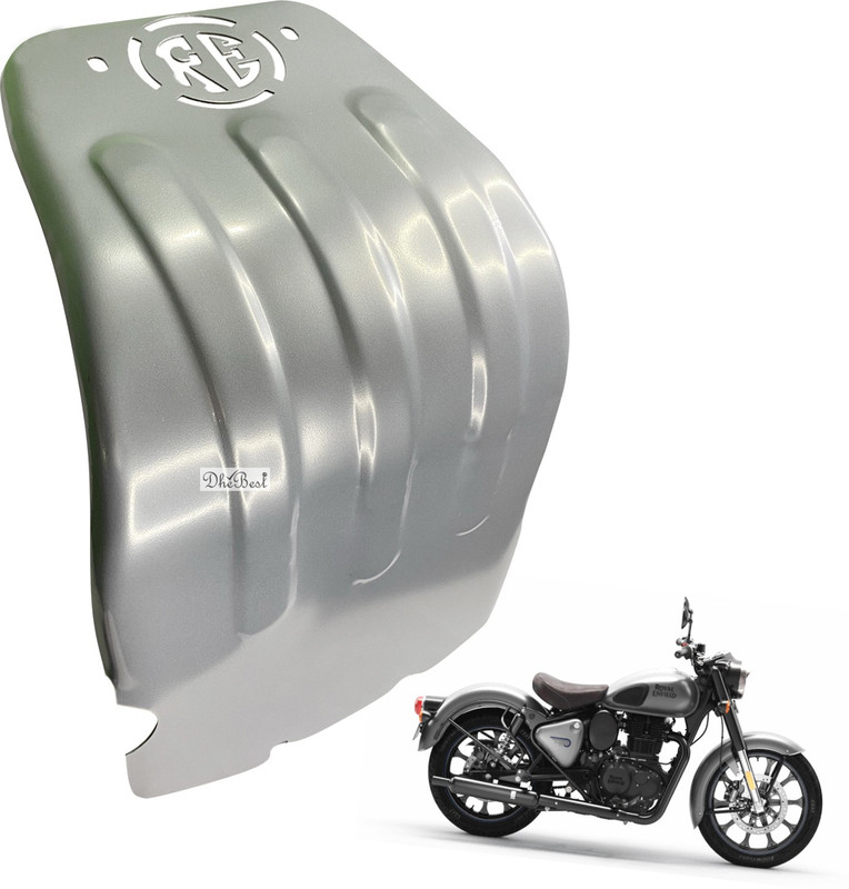 Dhe Best Bike Sump Guard/Bash plate Engine Guard For Royal Enfield Reborn Classic 350 Bike Engine Guard(Royal Enfield)