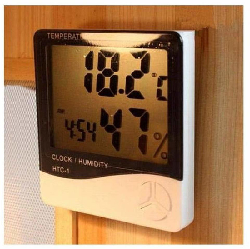 GoodsBazaar HTC-1 Room Thermometer with Humidity Incubator Meter and Accurate Temperature All-in-One Digital Moisture Measurer(1 mm)