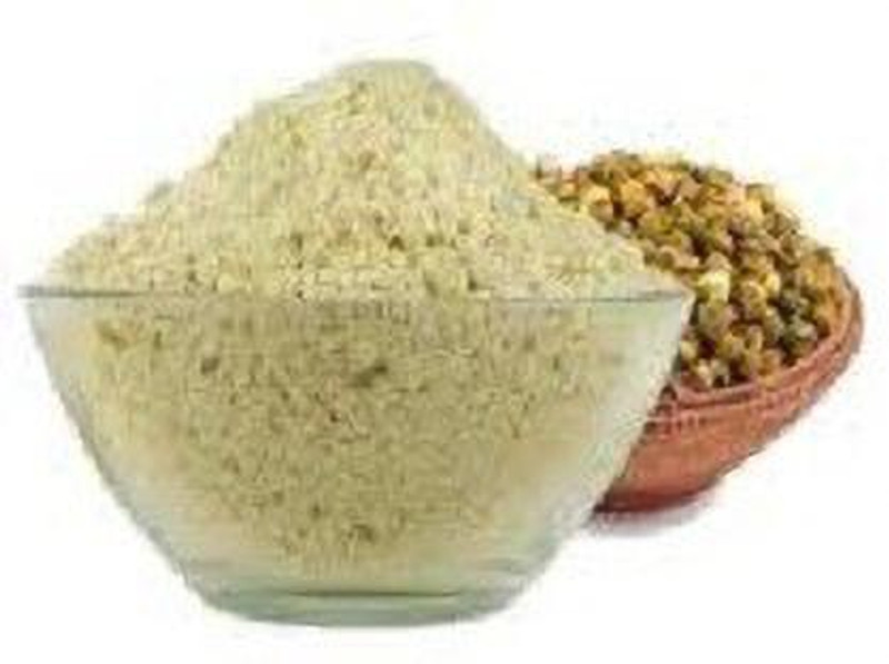 okhli musal brand Rosted Gram Flour Sattu (100% Natural) High Fibre, Healthy Roasted Flour 220G(220 g)