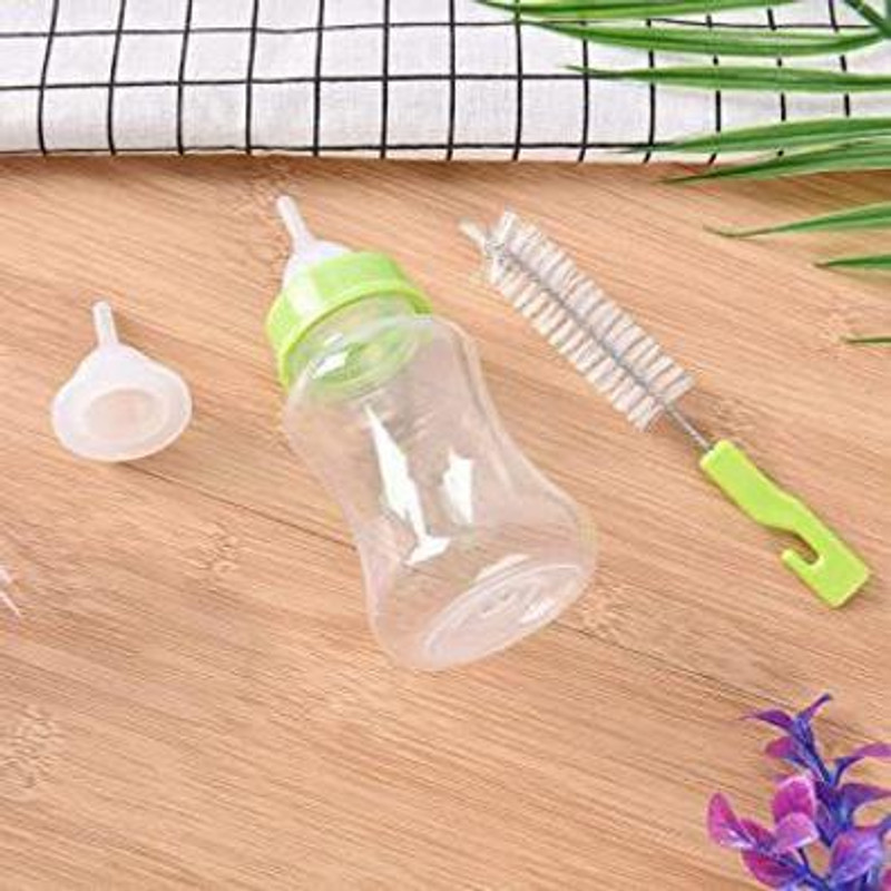 Pups&Pets Pet Feeding Bottle Pet Nursing Kit 150 ml for Puppy Kitten Rabbit Plastic Pet Bottle(150 ml Multicolor)