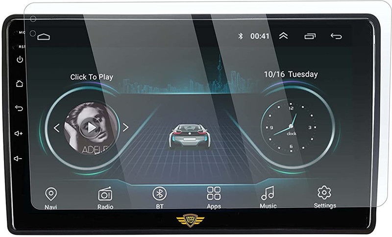 ITIANS Screen Guard for 9 inch Screen guard/Touch Screen Guard/Screen Protector Display Monitor Glass for Toyota Land Cruiser Parado Double DIN Car Android Music System[For After Market Car Stereo](Pack of 1)