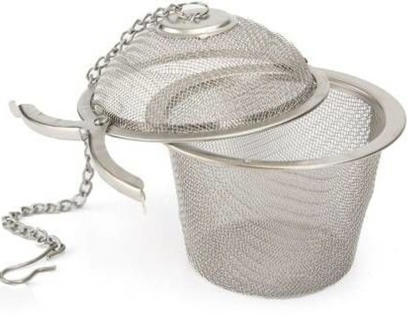 STUTAKRITI Stainless steel mesh tea insufer Collapsible Sieve(Steel Pack of 1)
