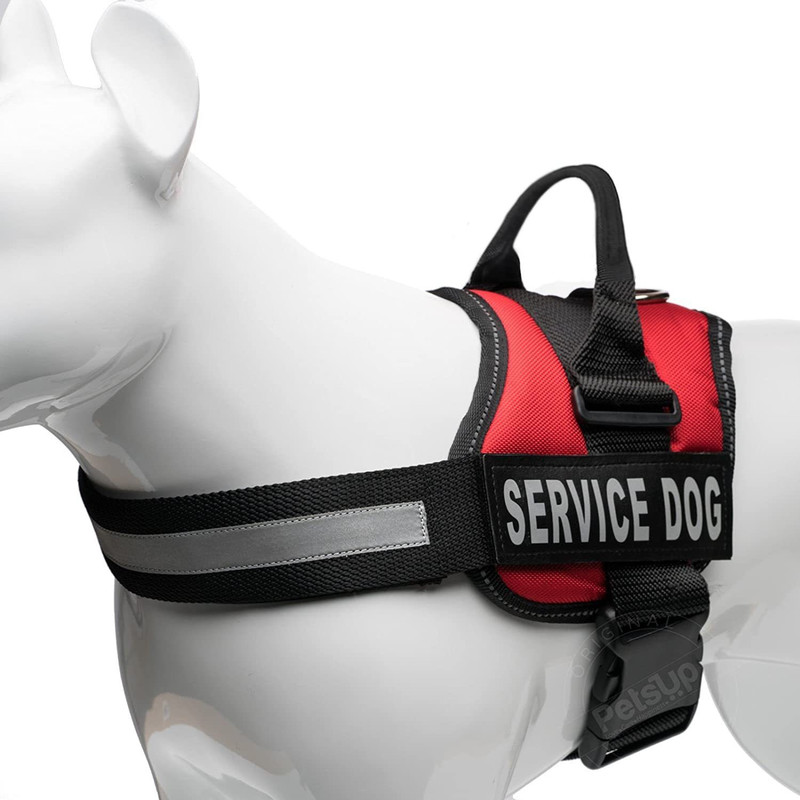 GLOBE OF PETS Dog Harness, Dogs Choke-Free Double Padded Vest with Adjustable Neck and Chest Dog Standard Harness(Large, RED)